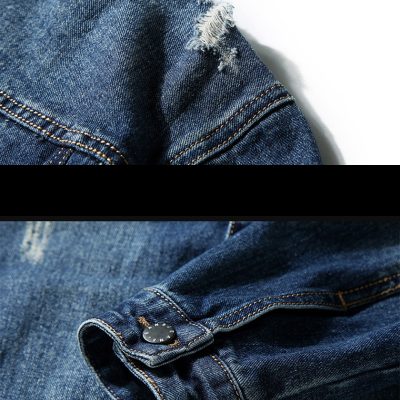 Áo Khoác Jean Big Size Cho Nam Ngoại Cở Navy Mã BS1682