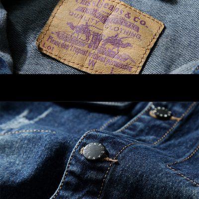 Áo Khoác Jean Big Size Cho Nam Ngoại Cở Navy Mã BS1682