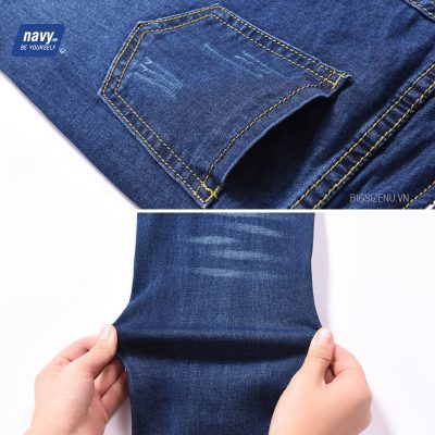QUẦN JEAN THUN DÀI BIG SIZE NỮ BSN308