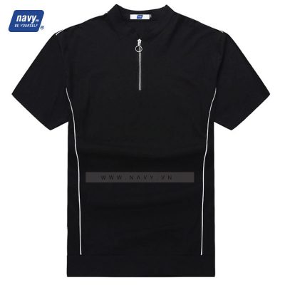 Áo Thun Cổ Trụ Big Size Nam Navy BS1863