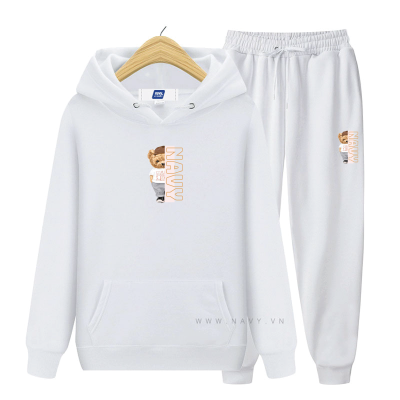 Bộ Nỉ Big Size Navy BSX777T