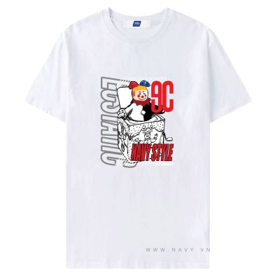T-shirt Ngoại Cỡ Cao Cấp Navy BSX923D