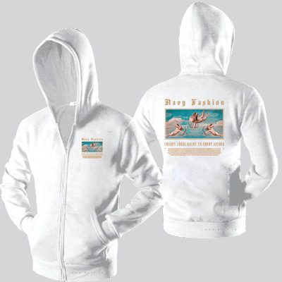 Hoodie Zip Size To Navy HZ0018D