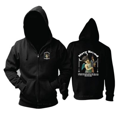 Hoodie Zip Cỡ To Navy HZ008T