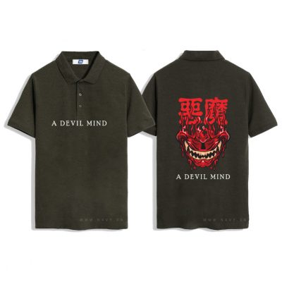 Áo Thun Cổ Trụ Big Size Nam Navy BST128D