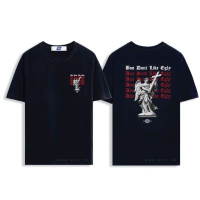 Áo Tshirt Cổ Tròn Nam Béo Navy BSX1007D