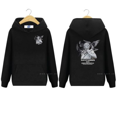 Hoodie Nam Cao Cấp Size Lớn Navy BSX964T