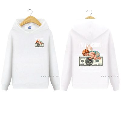 Hoodie Nam Cao Cấp Size Lớn Navy BSX967D