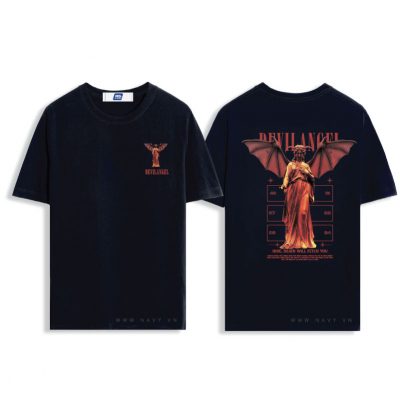 Tshirt Local Brand Ngoại Cỡ Navy BSX977D