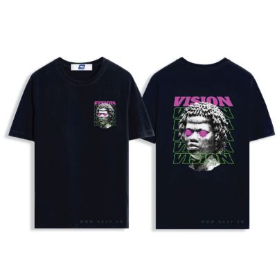 Áo Tshirt Local Brand BigSize Navy BSX989D
