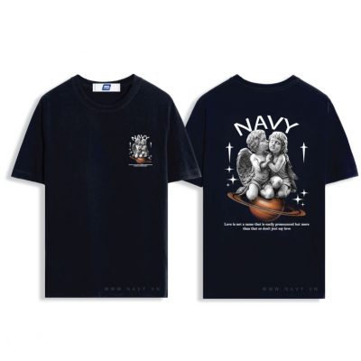 Áo Tshirt Local Brand SizeTo Navy BSX995D
