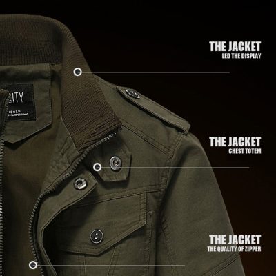 Áo Khoác Kaki Nam Mập Navy BS2019