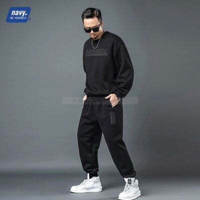 Bộ Thu Đông Big Size Nam Navy (có bán lẻ áo và quần) BSX1129