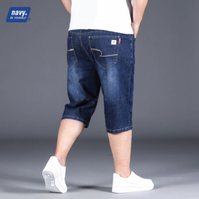 Quần Short Jean Big Size Navy BS2024
