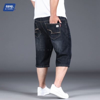 Quần Short Jean Big Size Navy BS2024
