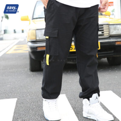Quần Jogger Túi Hộp Big Size Navy BS2093