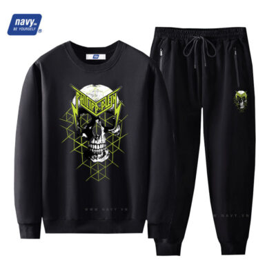 Set Sweater Big Size Navy BSX1168WD
