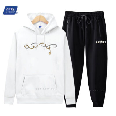 Set Nỉ Big Size Thu Đông Navy BSX1178HD