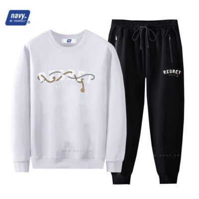 Set Sweater Big Size Nam Navy BSX1178WD