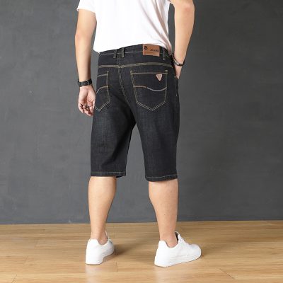 Quần Short Jean Nam Béo Navy BS2197