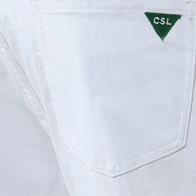 Quần dài jean big size màu trắng vải co giãn Navy BS2227