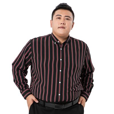 Áo Sơ Mi Big Size Nam Sọc Dọc Navy BS2229