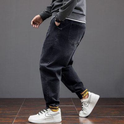Quần Jeans Jogger Big Size Cao Cấp Navy BS2350