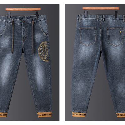 Quần Bò Jogger Big Size Cao Cấp Navy BS2351