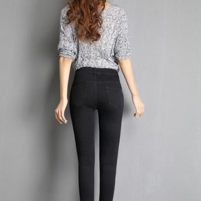 Quần jeans big size nữ Từ 45kg-100kg Navy BSN489