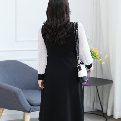 Váy Đầm Cho Người Mập Navy BSN434