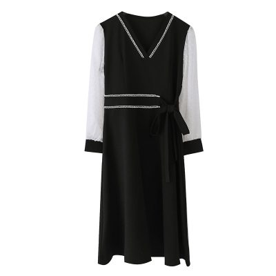 Váy Đầm Cho Người Mập Navy BSN434