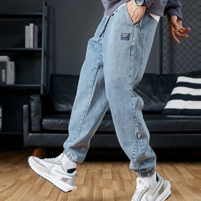 Quần Bò Jogger đủ size từ 50kg-140kg Navy BS2411