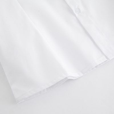 Áo Sơ Mi Big Size Nữ Tay Ngắn Navy BSN479