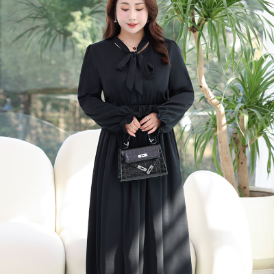 Váy Đầm Ngoại Cỡ Navy BSN439