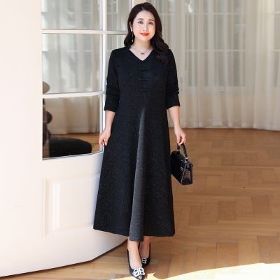 Váy Đầm Cho Người Mập Navy BSN432