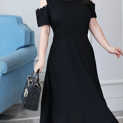 Đầm Nữ Big Size Từ 68kg-136kg Navy BSN463