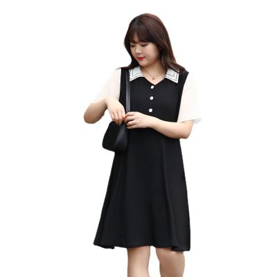 Váy Đầm Ngoại Cỡ Navy BSN412