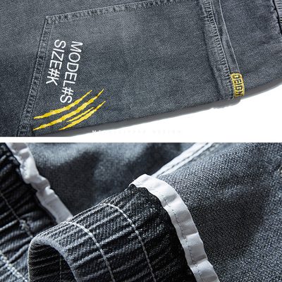 Quần Short Jeans Big Size Lưng Thun Navy BS2405
