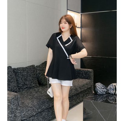 Áo Kiểu Ngoại Cỡ Nữ Navy BSN409