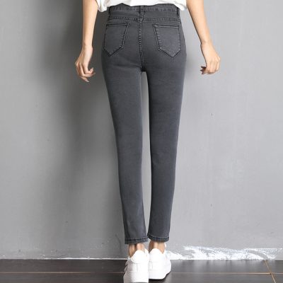 Quần jeans big size nữ Từ 45kg-100kg Navy BSN489