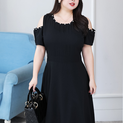 Đầm Nữ Big Size Từ 68kg-136kg Navy BSN463