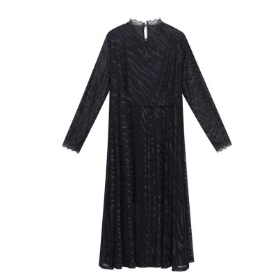 Áo Đầm Cho Người Béo Navy BSN446
