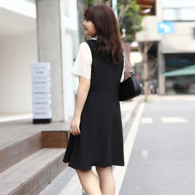 Váy Đầm Ngoại Cỡ Navy BSN412