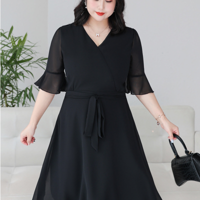 Áo Đầm Size To Đến 140kg Navy BSN452