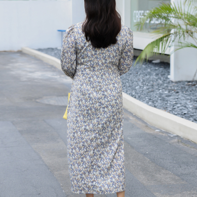 Áo Đầm Size To Đến 140kg Navy BSN451