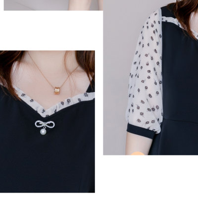 Váy Đầm Size To Navy BSN413
