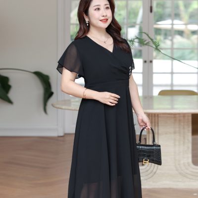 Váy Đầm Big Size Đến 140kg Navy BSN441