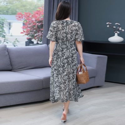 Váy Đầm Ngoại Cỡ Navy BSN440