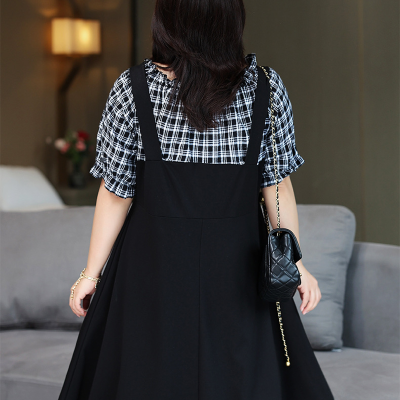 Áo Đầm Big Size Navy BSN457