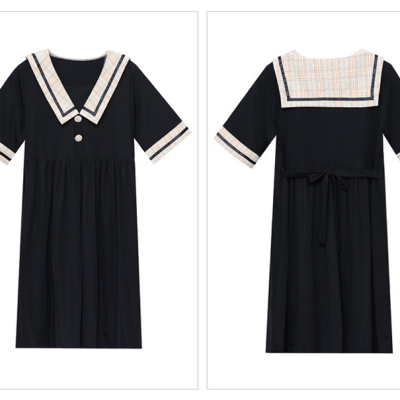Váy Đầm Big Size Đến 140kg Navy BSN442